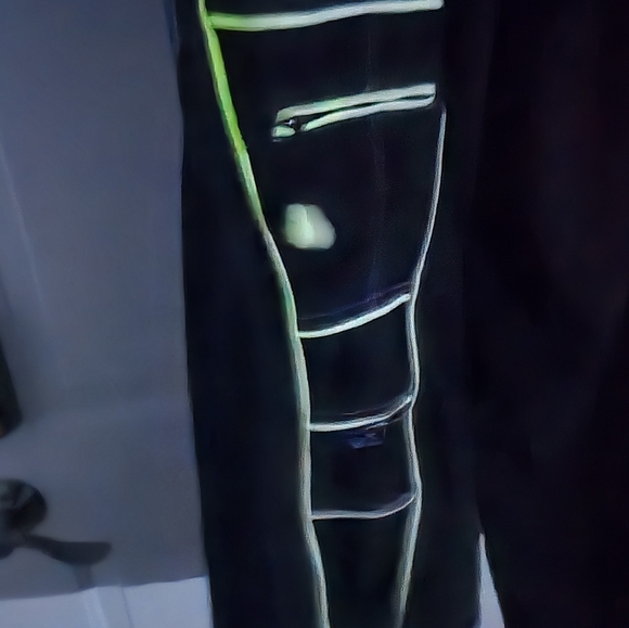 Macgear III Wide Leg Glow Cyber Goth Raver Pants Streetwear Grail - Picture 4 of 13